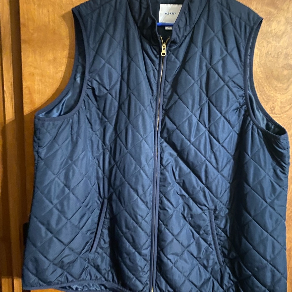 Old Navy Women's Quilted Blue Vest